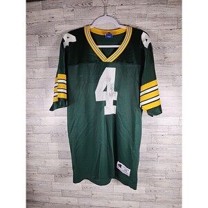 Vintage Champion Brett Favre Green Bay Packers NFL Jersey Size 44 Made In USA